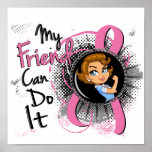 Rosie Friend Can Do It Breast Cancer Print