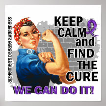 Rosie Keep Calm Alzheimer's Posters
