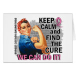 Rosie Keep Calm Breast Cancer.png Card