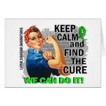 Rosie Keep Calm Lyme Disease.png Greeting Card