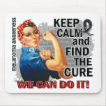 Rosie Keep Calm Melanoma.png Mouse Pads
