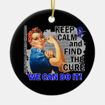 Rosie Keep Calm Rheumatoid Arthritis.png Ornament