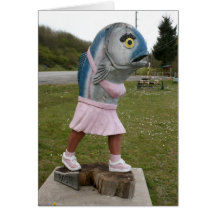 Rosie la mujer de los pescados tarjeton