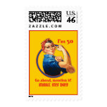 Rosie Riveter 50th Birthday Stamp