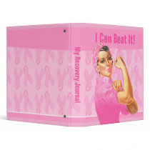 Rosie Riveter Custom Cancer Binder