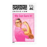 Rosie Riveter Custom Cancer Postage postage
