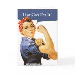 Rosie Riveter Greeting Card