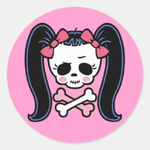 Rosie Roger Round Stickers