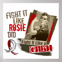 Rosie Sepia Head Neck Cancer.png Poster