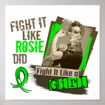 Rosie Sepia Lyme Disease Poster