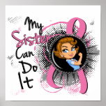 Rosie Sister Can Do It Breast Cancer Print