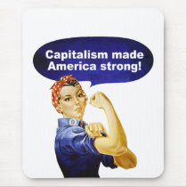 Rosie the Riveter-Capitalism mousepad
