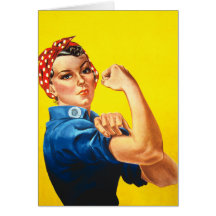 Rosie the Riveter Card