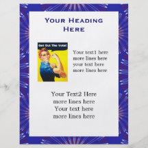 Rosie the Riveter GOTV flyer