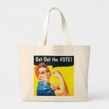 Rosie the Riveter GOTV tote bag