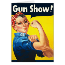 Rosie The Riveter: Gun Show! cards
