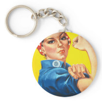 Rosie The Riveter: Gun Show! Key Chain