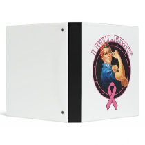 Rosie The Riveter I Will Fight Breast Cancer Binder