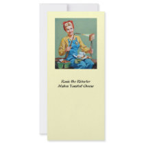 Rosie the Riveter Makes Toasted Cheese Customized Rack Card