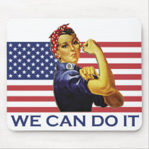 Rosie the Riveter Mouse Pad mousepads