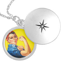 Rosie the Riveter Necklace