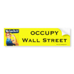 Rosie the Riveter OWS bumpersticker Bumper Sticker