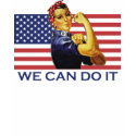 Rosie the Riveter Patriotic t shirt by PatrioticTshirts Rosie the Riveter Patriotic t shirt