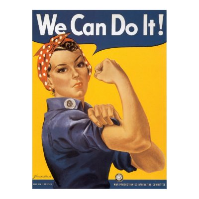 Rosie the Riveter Poster by worldwar2gifts