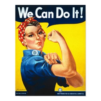 Rosie the Riveter Poster print
