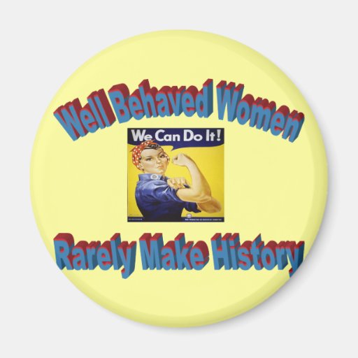 Rosie the Riveter shirt Refrigerator Magnets