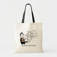 Rosie The Riveter Take a Stand Leukemia Tote Bag