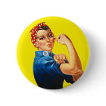 Rosie the Riveter, We Can Do It! buttons