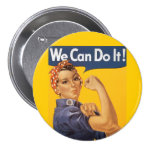 Rosie the Riveter "We Can Do IT " Buttons Rosie the Riveter "We Can Do IT " Buttons