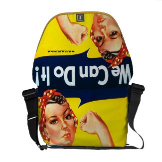 Rosie the Riveter We Can Do It Messenger Bag