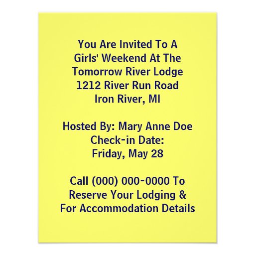 Rosie The Riveter We Can GIRLS FRIENDS' INVITATION