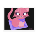 Rosie Toon Kitty Kitten Postcard