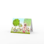 Rosie Walk Dog Insert Photo Doll Blank Card