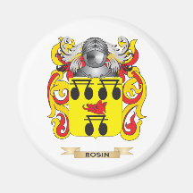 Rosin Coat of Arms (Family Crest) Fridge Magnets