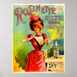 Rosinette Absinthe Rose Oxygénée Print