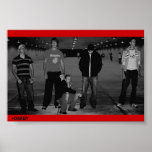 roskey blk and white print