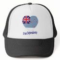Ross Dependency Flag Heart hats