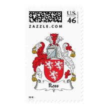 Ross Family Crest Postage Stamps