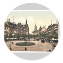 Ross Market, Frankfort on Main (i.e. Frankfurt am Round Sticker