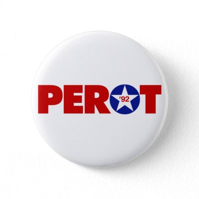 Ross Perot 92 Pinback Buttons