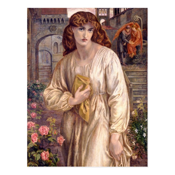 Rossetti Salutation of Beatrice CC0646 Postcard
