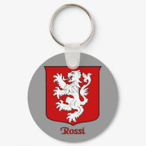 Rossi Family Shield Keychain by NameShack Rossi Family Shield Keychain