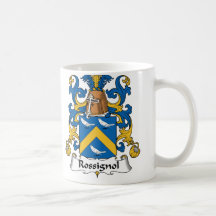 Rossignol Family Crest Mugs