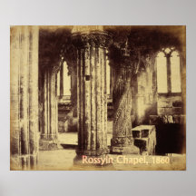 Rosslyn Chapel 1860 Print