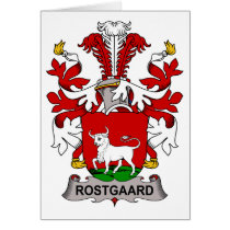 Rostgaard Family Crest cards