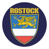 Rostock Round Sticker